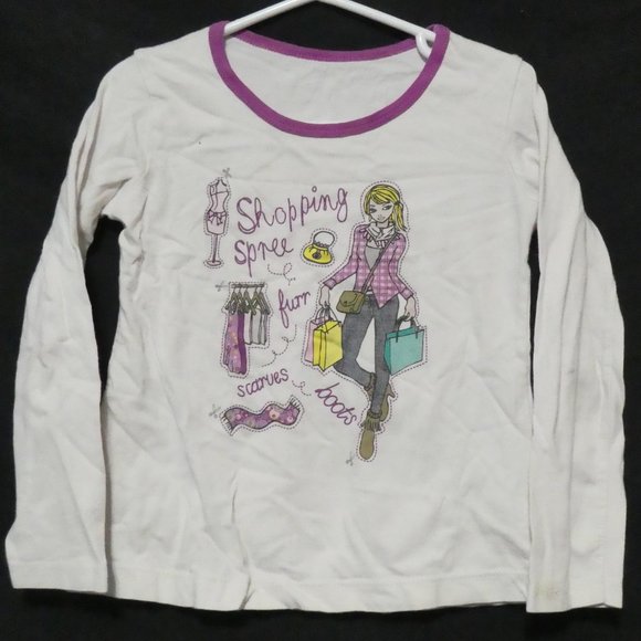 WOOLWORTHS | ages 6-7 years | White Graphic Long Sleeve Shirt - Picture 1 of 16